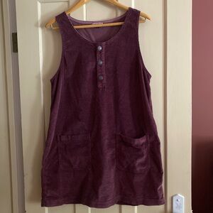 American Eagle Outfitters Plum Corduroy Tunic